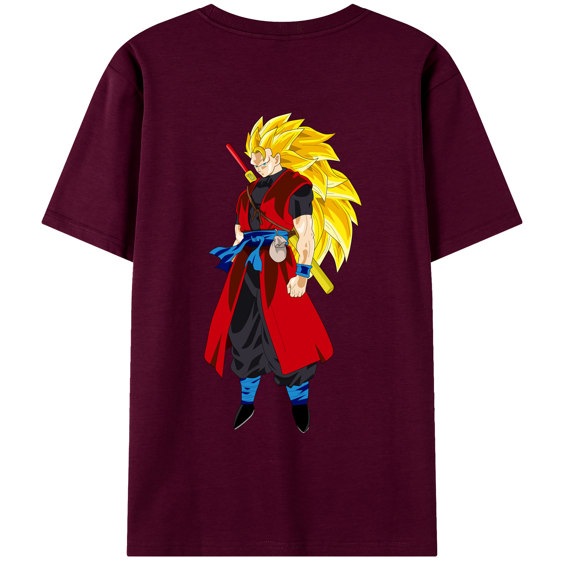 （画像用） ドラゴンボール トランクス（Torankusu）DRAGON BALL Trunks レディース半袖Tシャツ(バックプリント)